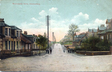 Monkcastle Drive - House on left No. 67 - circa 1900 - Card dated 1910.